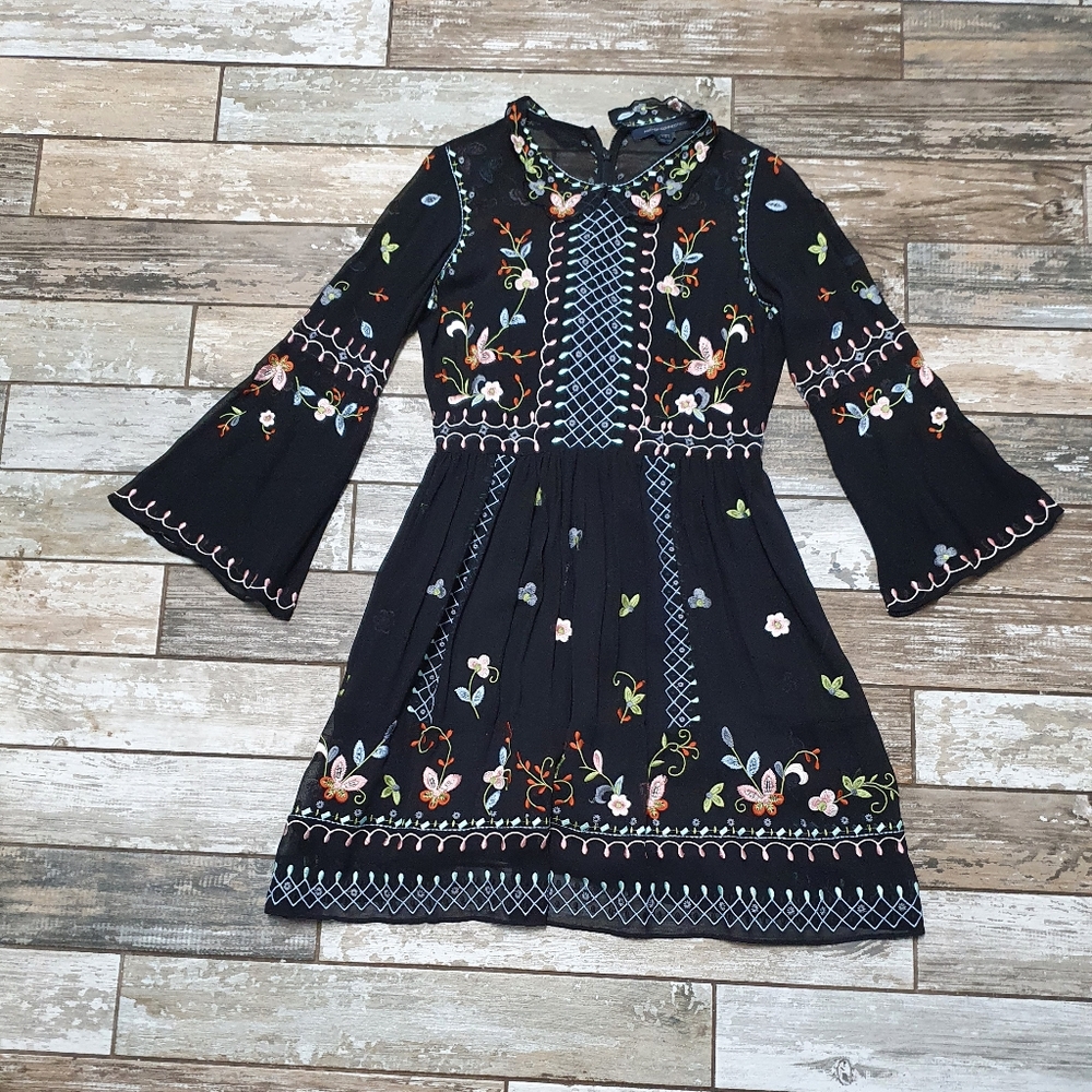 French Conection Black Dress Size 4